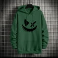 thumbnail image 5 of Dolkfu Green Mens Sweatshirts Drawstring Graphic Oversized Hoodies With Pocket With Hood Streetwear Mens Streetwear L, 5 of 5