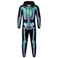 thumbnail image 2 of Halloween Costumes for Couples, Halloween Costumes, Skeleton Costume, Adult Men & Women Skeleton Halloween Costume Unisex Skeleton Jumpsuit Pajamas Onesie Cozy One Piece Cosplay Party 2026, 2 of 5