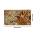 thumbnail image 3 of Oioii Welcome Fall Front Door Mat Outside Entrance 15.3x23.6in Autumn Halloween Thanksgiving Pumpkin Leaves Doormat Outdoor Entrance Home Decor, 3 of 6