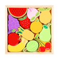 thumbnail image 2 of Kids Wooden Vehicle Food Number Animal Cognition Puzzle Learning Educational Toy, 2 of 9