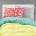 thumbnail image 2 of Carolines Treasures BB5140PILLOWCASE Bananas on Pink Fabric Standard Pillowcase Standard multicolor, 2 of 2