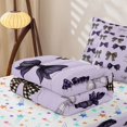 thumbnail image 5 of Homewish Cute Coquette Bow Zipper Full Size Comforter Sets with Fitted Sheet and 2 Pillowcases,Dreamy Princess Bowknot Zipper Bedding Set,Colorful Stars Reversible,4-Piece, 5 of 7