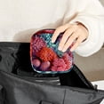 thumbnail image 6 of Coral Period Pouch Sanitary Napkin Organizer Travel Storage Bag - Small Leather Pouch Included, 6 of 6