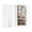 White&71-inch High, variant on STANI Freestanding Steel Storage Cabinet with 2 Adjustable Shelves for Home Office, Dining Room, storeroom, Rustic Style/Farmhouse,Black