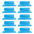 thumbnail image 1 of File Folder Tabs, Hanging File Folder Labels, Plastic Hanging Folder Tabs – 10 Sets Tabs And Inserts for Hanging Files Folders, Clear Hanging File Tabs for File Folders(Blue), 1 of 9