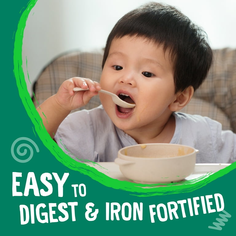 pack) Earth's Best Organic Whole Grain Oatmeal Infant Cereal