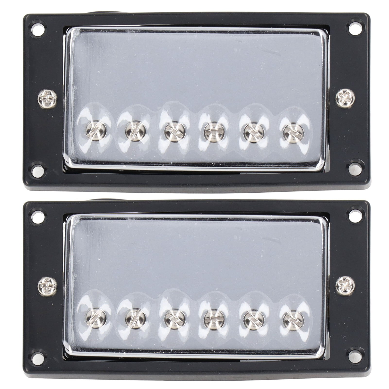 Double Coil Pickup Neck Bridge Metal for LP Style Electric Guitar Parts Replacement