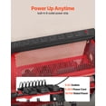 thumbnail image 3 of VEVOR Power Tool Organizer with Charging Station, 4-Layer Drill Storage Rack with 8 Drill Holders & Side Pegboard, Garage Tool Organizer Built in 8 Outlet Power Strips for Garage, Workbench, Workshop, 3 of 9