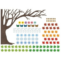 Teacher Created Resources Tree for All Seasons Bulletin Board Set, 144 Pieces