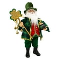thumbnail image 2 of Kurt S. Adler 18" Kringle Klaus Irish Santa with Staff Figure, 2 of 6