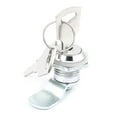 thumbnail image 3 of 4Pcs Cabinet Cross Shaped Metal Core Cam Door Lock with Keys, 3 of 4