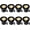 Warm White 8Pack 12W, variant on 6W LED Well Light Outdoor,Low Voltage Landscape Lights Anti-Glare, 12-24V AC/DC Shielded In-Ground Lights IP67 Waterproof Paver Uplights with for Pathway,Fence,Tree (RGBW 4Pack)