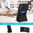 thumbnail image 5 of Allytechgroup Wallet Case for Samsung Galaxy S24 FE with Credit Card Slot, PU Leatehr Phone Case with Stand RFID Blocking Shockproof Back Cover for Samsung Galaxy S24 FE for Women Men, Black, 5 of 5