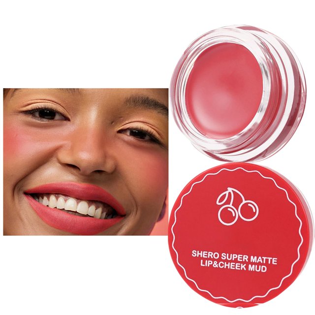 Lip Mud Long Lasting Lipstick Long Lasting Lip And Cheek Use Lip Mud 5.5G, Makeup White Blusher