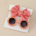 thumbnail image 2 of WUXIAN Child Flower Sunglasses With Headband For Baby Girls Flower Shaped Cute Glasses Outdoor Beach Girl Boy Gifts Breathable Streetwear, 2 of 6
