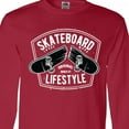 thumbnail image 4 of Inktastic Skateboard Lifestyle Long Sleeve T-Shirt, 4 of 5