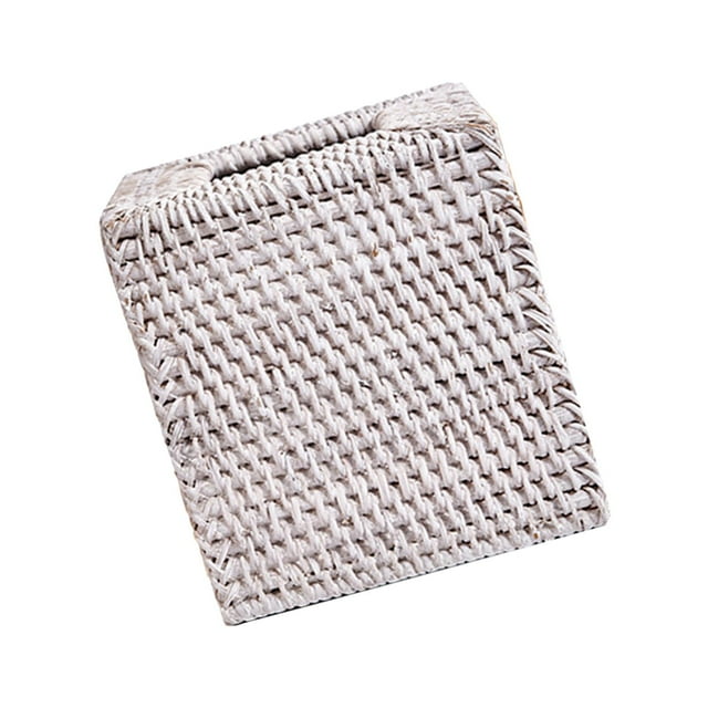 Organizador de papel, dispensador de pañuelos, organizador de escritorio, porta pañuelos extraíble blanco