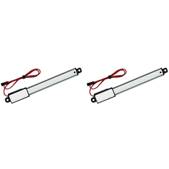 2X DC 12V Waterproof IP54 Mini Linear Actuator 100 mm Stroke Electric Linear Motor Window Opener 30 mm/S Speed