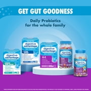 Digestive Advantage Daily Probiotic Gummies, Natural Fruit Flavors, Helps Protein Absorption, Supports Immune Health, Gut Health, 60 Gummies