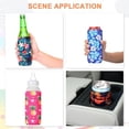 thumbnail image 6 of 12 Count 12 oz Slim Can Coolers Sleeves Reusable Neoprene Can Cooler Holder Hawaii Style Colorful Bottle Insulator Sleeve for Energy Drink and Beer Cans, 6 of 6