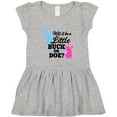 thumbnail image 3 of Inktastic Gender Reveal Will It Be a Little Buck or Doe? Girls Toddler Dress, 3 of 5