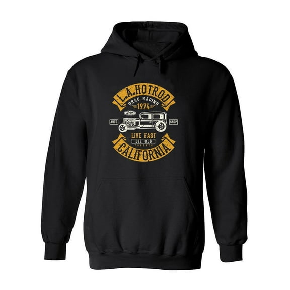 L.a. Hot Rod California Hoodie Men -Image by Shutterstock, Male XX-Large