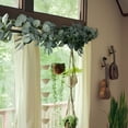 thumbnail image 4 of Artificial Eucalyptus Garland Fake Eucalyptus Leaves Fake Vines Grey Green, 6.5FT, 4 of 7