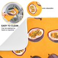 thumbnail image 2 of Passion Fruit Dish Drying Mat Dish Drainer Rack Mats Water Absorbent Non-Slip Easy Clean Heat Resistant for Kitchen Counter, 2 of 8