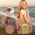 thumbnail image 3 of Bolsa de playa de malla Tainehs 2024 Upgrade impermeable para mujer, 3 of 7