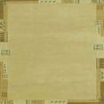 thumbnail image 1 of Ahgly Company Machine Washable Indoor Square Abstract Metallic Gold Area Rugs, 8' Square, 1 of 7