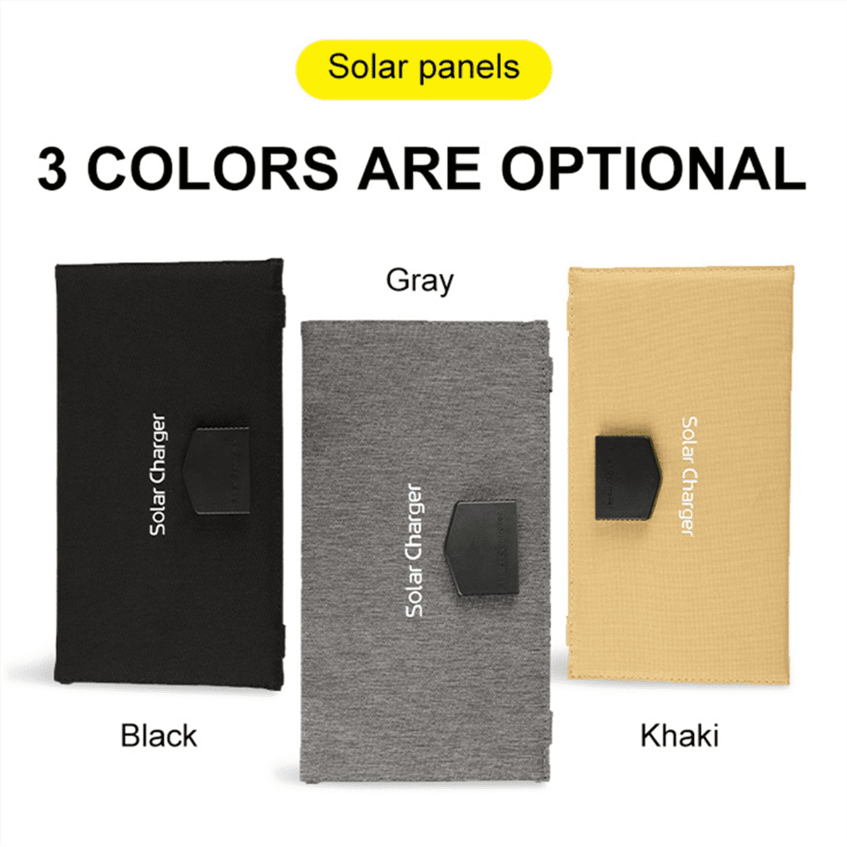 30W 18V Folding Solar Panel Type-C Usb Photovoltaic Charger Outdoor Mobile Phone Fast Charging Mobile Power Bank-Gray
