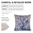 thumbnail image 2 of Pillows & Pillow Covers Blue Birds And White Flowers Chinoiserie Vintage Pillowcases 20"x20" Blue And White Spring Decorative Throw Pillow Covers Decorative Outdoor Linen Fabric Pillow Case, 2 of 7