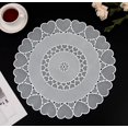 thumbnail image 3 of Zhangyh PVC Round Placemats Sets,Heat Resistant Table Mats,Waterproof Oilproof Dinning Place Mats for Morden Kitchen Dining Table, 3 of 3