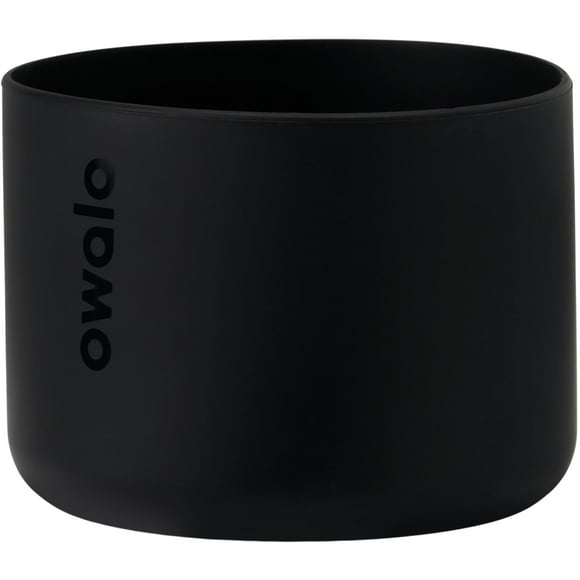 Bota para botella de agua Owala, silicona, antideslizante, 1,2 L, color negro