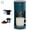 Navy, variant on Single-Serve Coffee Maker Machine for Pods & Grounds with K Cup, Self Cleaning & Small Portable Coffee Maker