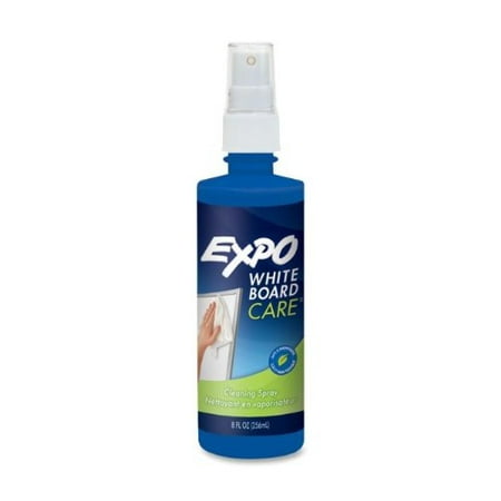 EXPO Whiteboard / Dry Erase Board Liquid Cleaner, 8-ounce, Case of (Best Dry Erase Board Cleaner)