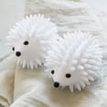 thumbnail image 2 of 2 Pcs Boule de Séchage Hérisson Réutilisable Attrape-Cheveux en Peluche pour Machine à Laver Maison École, 2 of 9
