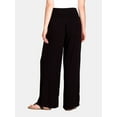 thumbnail image 3 of No Boundaries Wide Leg Pants, Women's and Women's Plus, 3 of 5