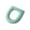 #02 Green【1x Toilet Seat Cover】, variant on SouMaox Washable Fabric Toilet Seat Cover, Thickened Jacquard Cushion, Bathroom Commode Lid Wrap, Soft Comfort Accessory for Home Restrooms