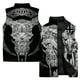 thumbnail image 2 of Chaleco de trabajo con diseño de esqueleto para hombre, chaquetas duraderas y asequibles para hombre, con estampado digital 3D de huesos de invierno, de alta calidad y genial, 2 of 5