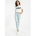 thumbnail image 3 of Polo Ralph Lauren White Women's Big Polo Logo T-Shirt , XS, 3 of 4
