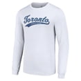 thumbnail image 2 of Men's Starter White Toronto Maple Leafs Tailsweep T-Shirt, 2 of 3