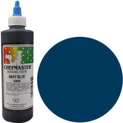 Chefmaster Liqua-Gel Food Colour - Navy Blue, 10.5 oz