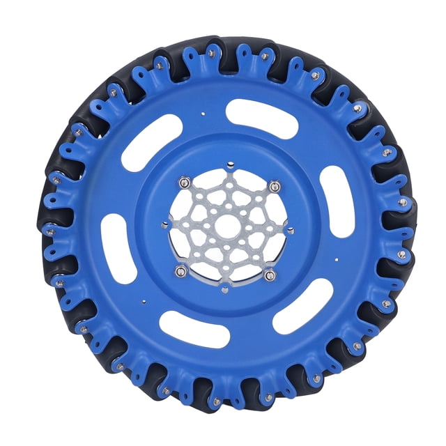 Piezas De Chasis De Coche Robot DIY, Rueda Omnidireccional De Carga Pesada Resistente A Impactos Fuerte Movimiento Lateral Flexible De 45 ° Para Juguete