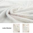 thumbnail image 5 of Flannel Blanket to Daughters, Birthday Blanket Gift, Air-conditioned Throw Blankets, Letter Printed Blanket to Daughter, Daughter's Blanket Gift, Letter Printed Flannel Quilts (Dad to Daughter), 5 of 6
