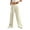 White, variant on Dianli Solid Long Outfit New Arrivals Women's Solid Color Loose Pants Women's Pants Green XL