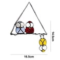 thumbnail image 2 of Stained glass Bird Hanging ornaments Window Hummingbird pendant Easter Creative Gift, 2 of 6