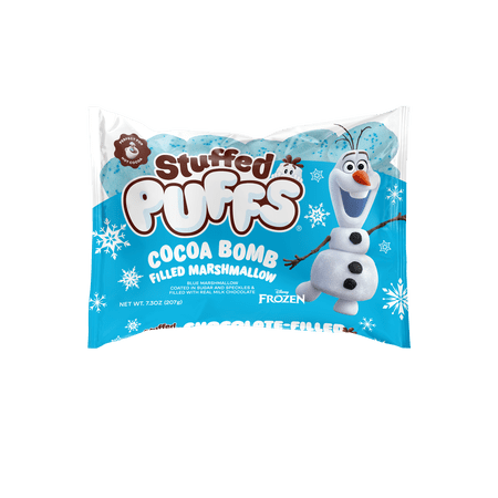 Stuffed Puffs Olaf Cocoa Bomb