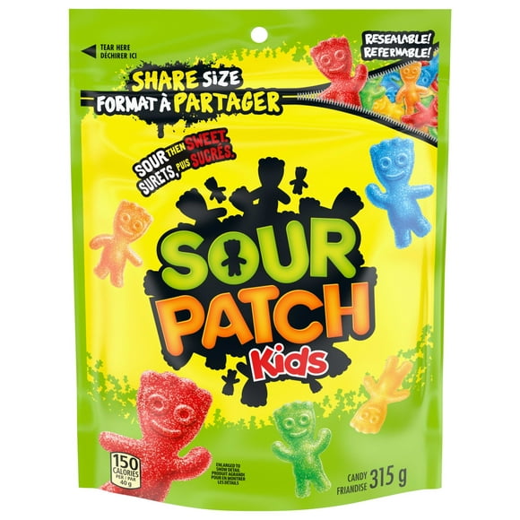 Sour Patch Kids Original Candy, Gummy Candy, Sour then Sweet, Sharing Size, 315 g