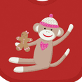 thumbnail image 4 of Inktastic Sock Monkey Gingerbread Boys or Girls Baby Bib, 4 of 4